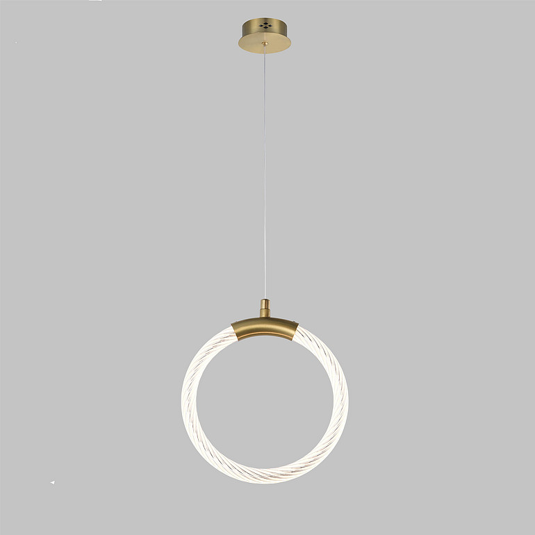 Minimalist circular bedroom chandelier