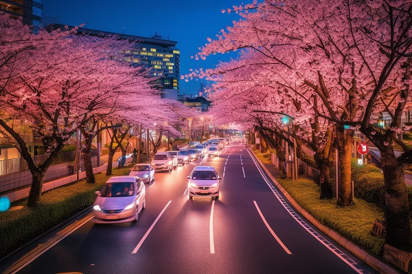 LED桃花樹景觀樹怎樣營造浪漫效果？