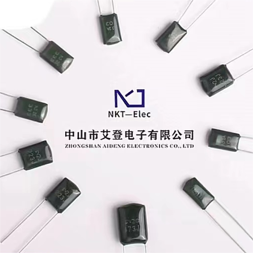 Thin film multi voltage polyester capacitor