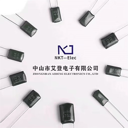 Thin film multi voltage polyester capacitor