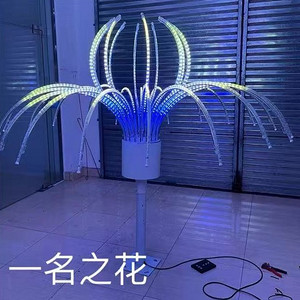 彩色花束户外景观灯
