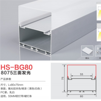 HS-BG80黑白色55mm灯槽