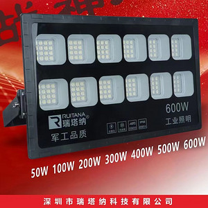 LED black waterproof aluminum projection light