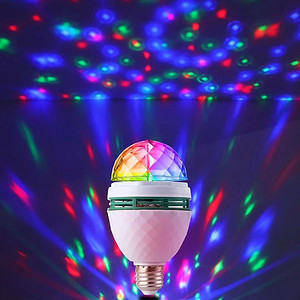 LED equipment rotating color light bulb