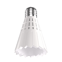 LED design inspired badminton light bulb