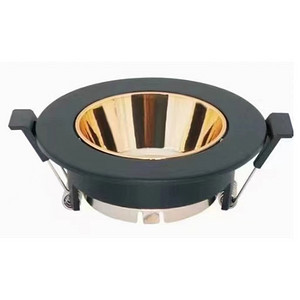 Anti glare modern black gold down light