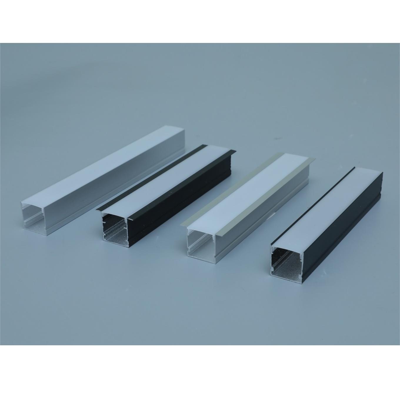 Concealed embedded aluminum light groove