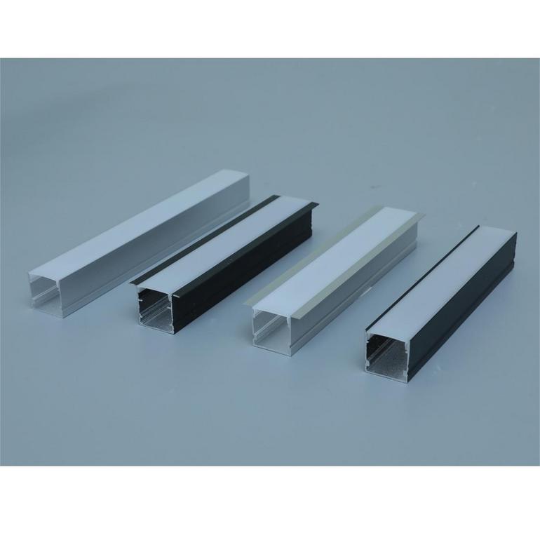 Concealed embedded aluminum light groove