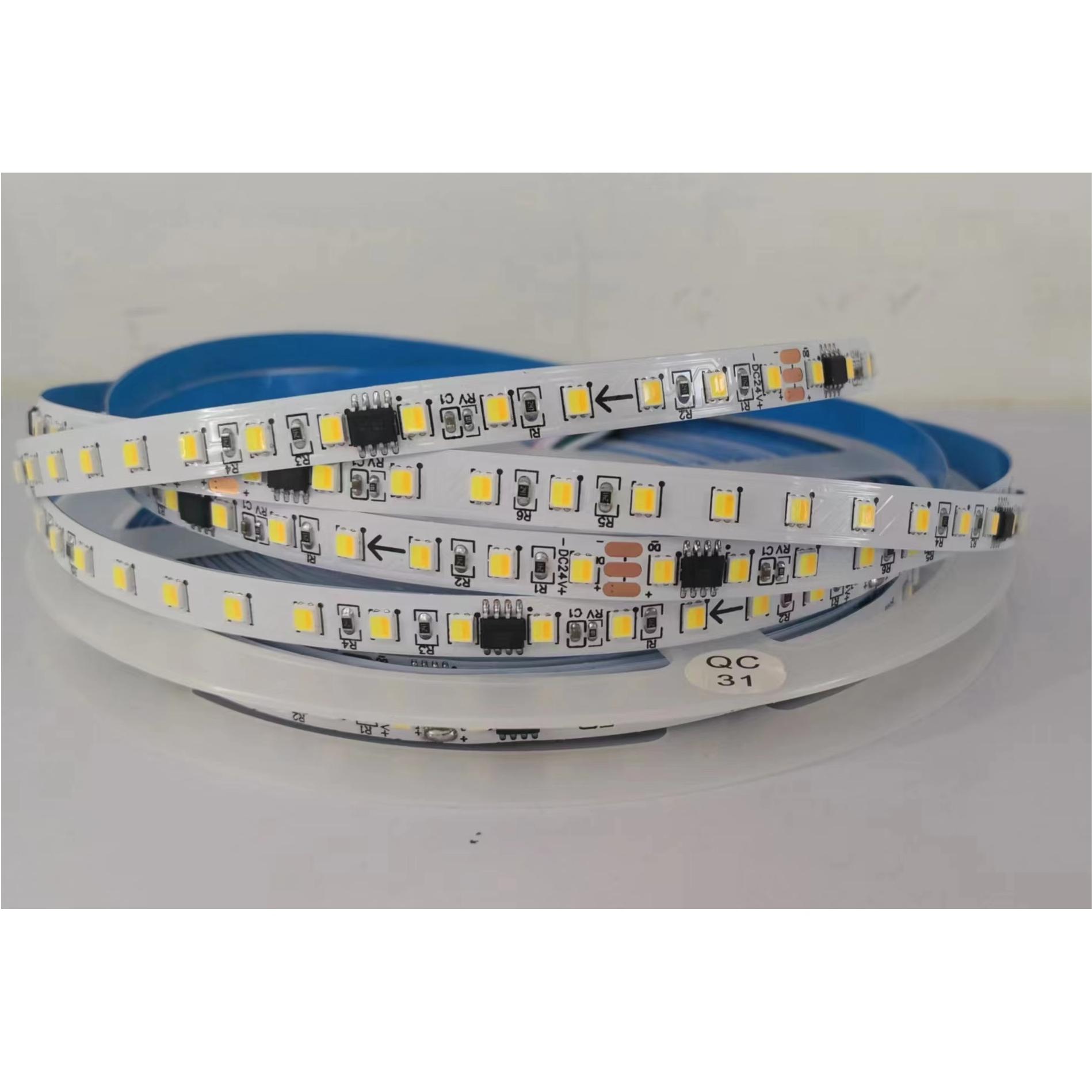 Universal self-adhesive strip with adhesive backing LED soft light