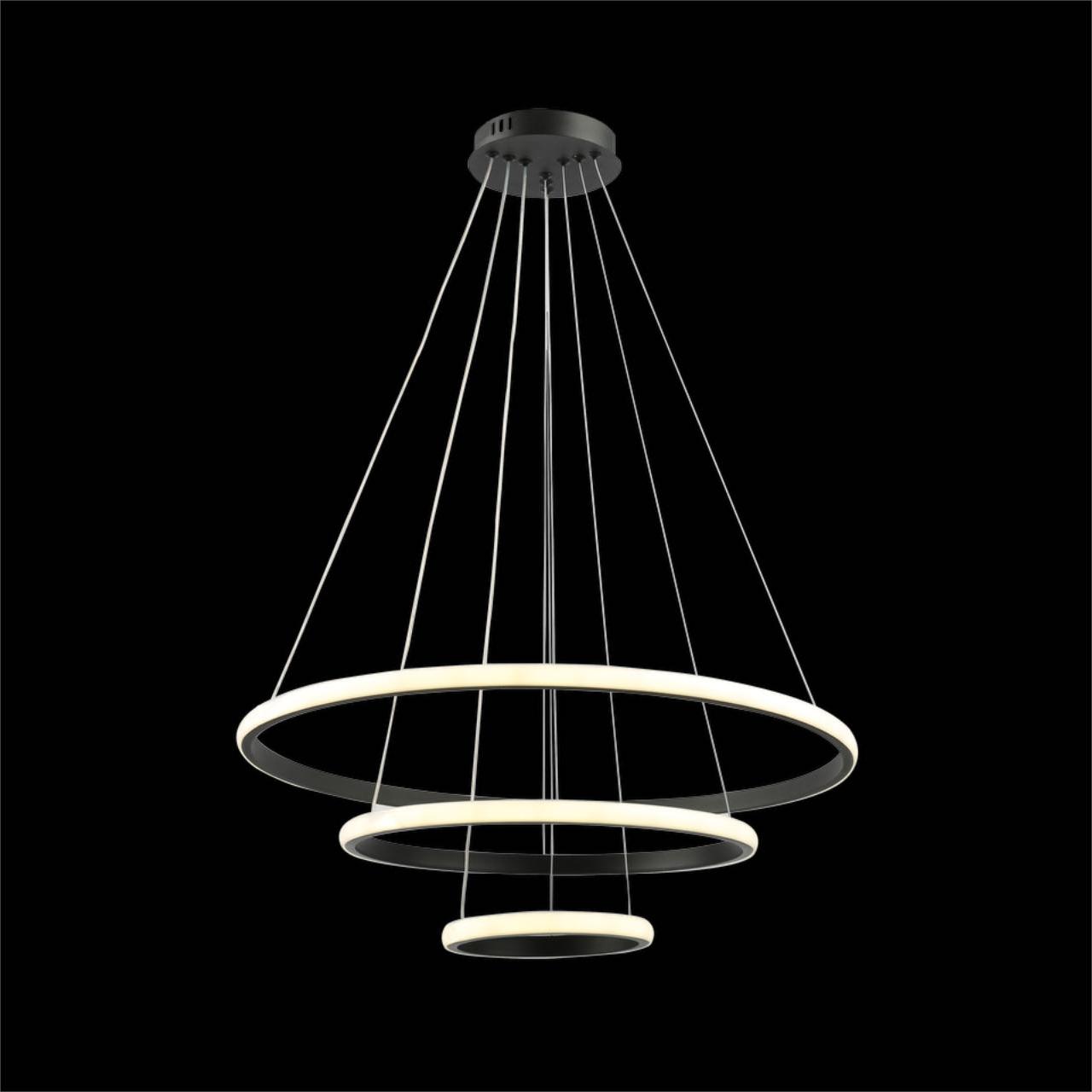 Modern circular atmospheric living room pendant light