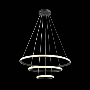 Modern circular atmospheric living room pendant light