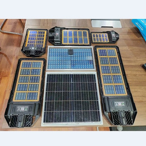 The new double-sided charging solar street light