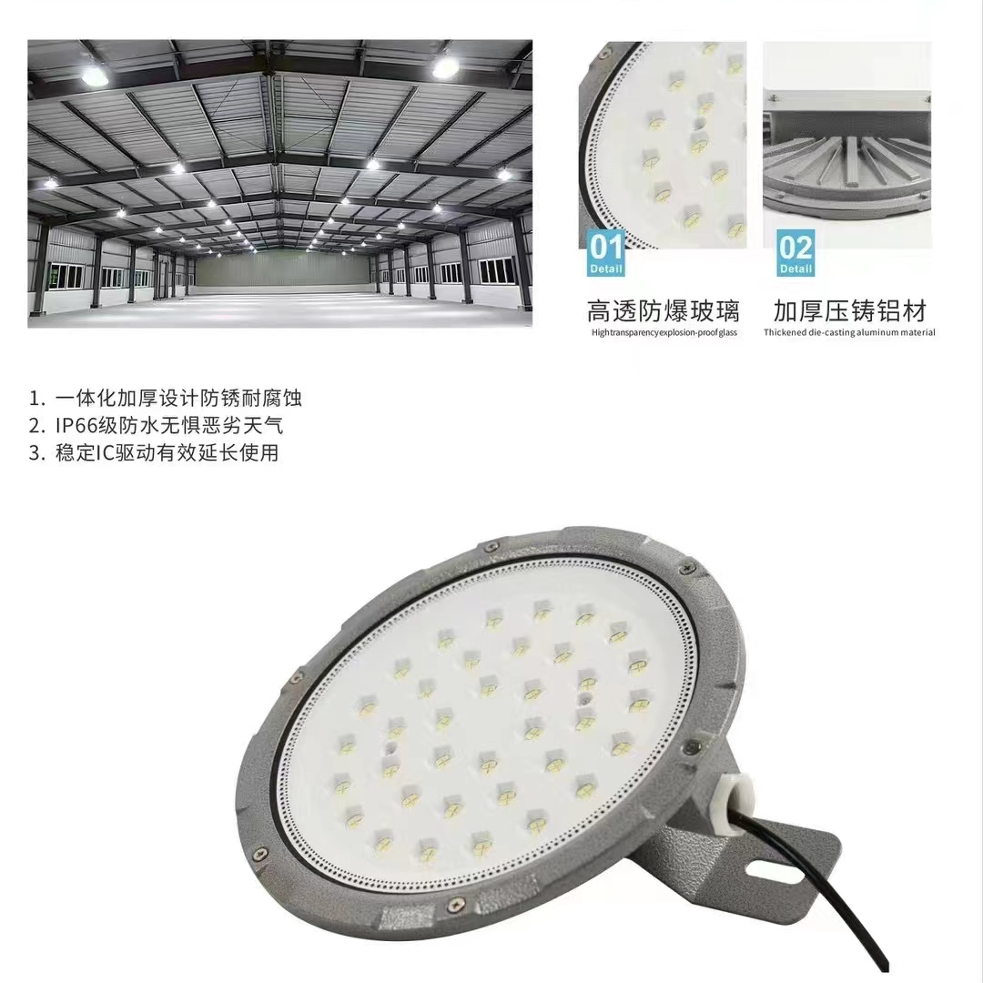 Explosion proof and dustproof ceiling light