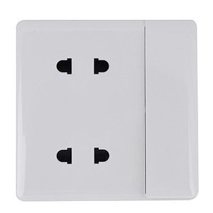 Square one-open, two-position four-pin socket