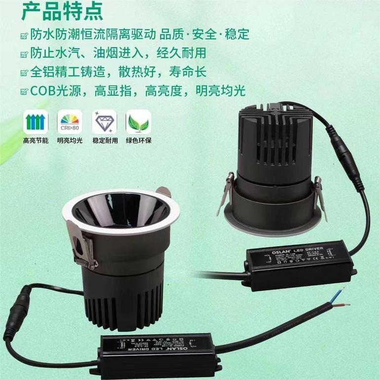 Eco-friendly and durable waterproof spotlight