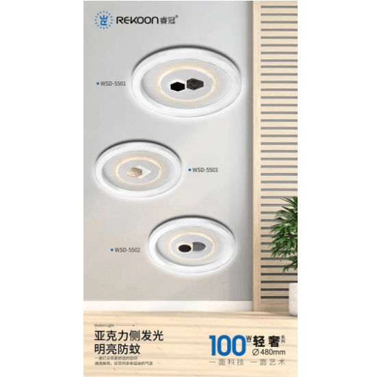 Modern Simple Eye-Care Ceiling Light