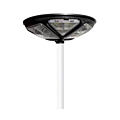 Radiant integrated high pole courtyard lamp