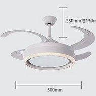 Modern minimalist fan light