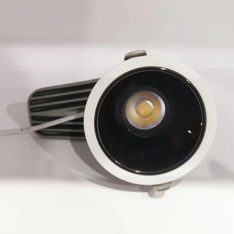 Full spectrum embedded anti dizziness downlight