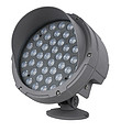 High brightness outdoor LED wall washer with hat brim