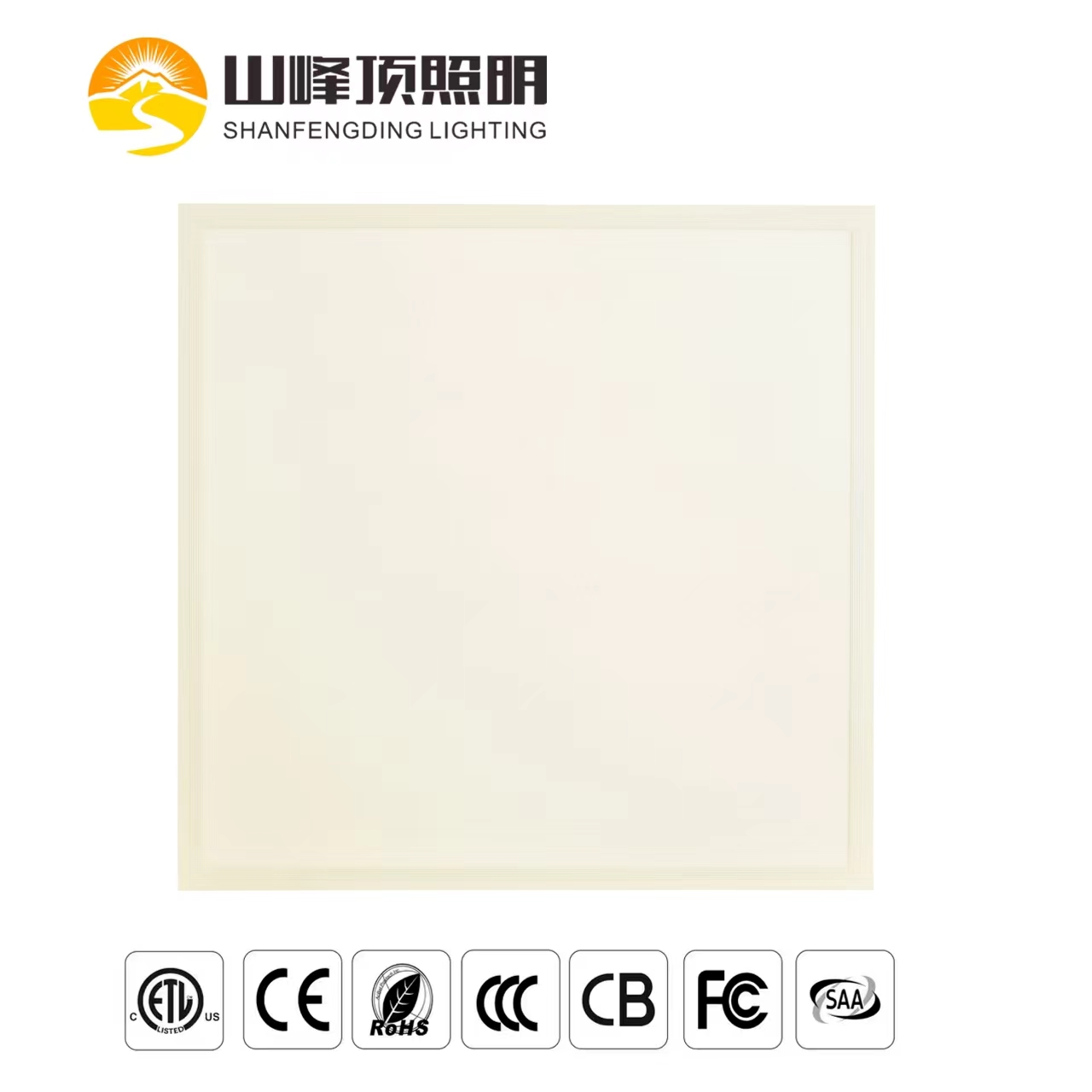 LED flat panel light integrated with flicker free ceiling light