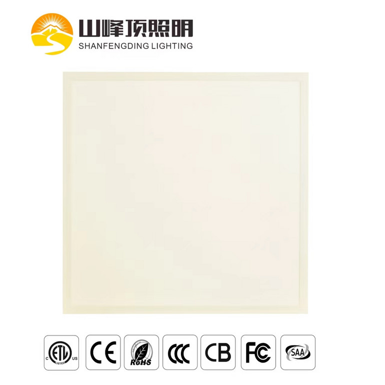 LED flat panel light integrated with flicker free ceiling light