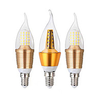 LED candle light bulb starry sky candle light tip bubble pull tail