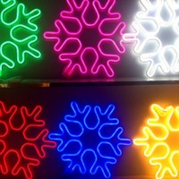 Outdoor 40cm snowflake landscape light