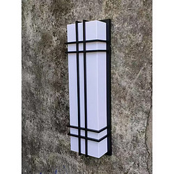 LED waterproof outdoor square creative Chinese retro wall light