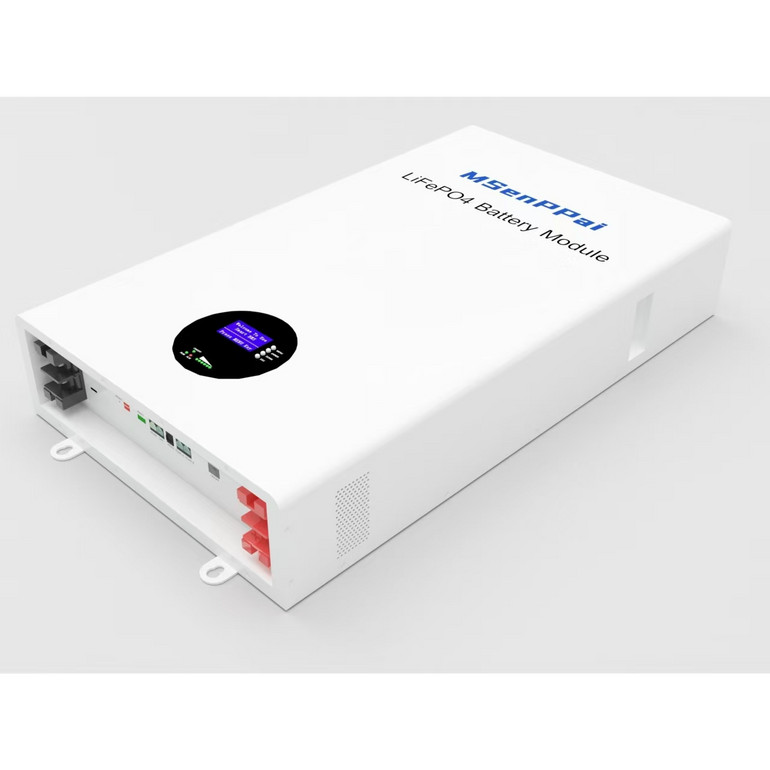 Wall mounted household solar power generation and storage system