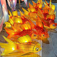 Traditional handmade carp lanterns