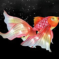 Artificial animal goldfish lantern