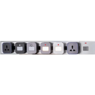 Intelligent movable ins wind rail socket