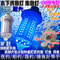 USB rechargeable model for underwater fish trap lamp