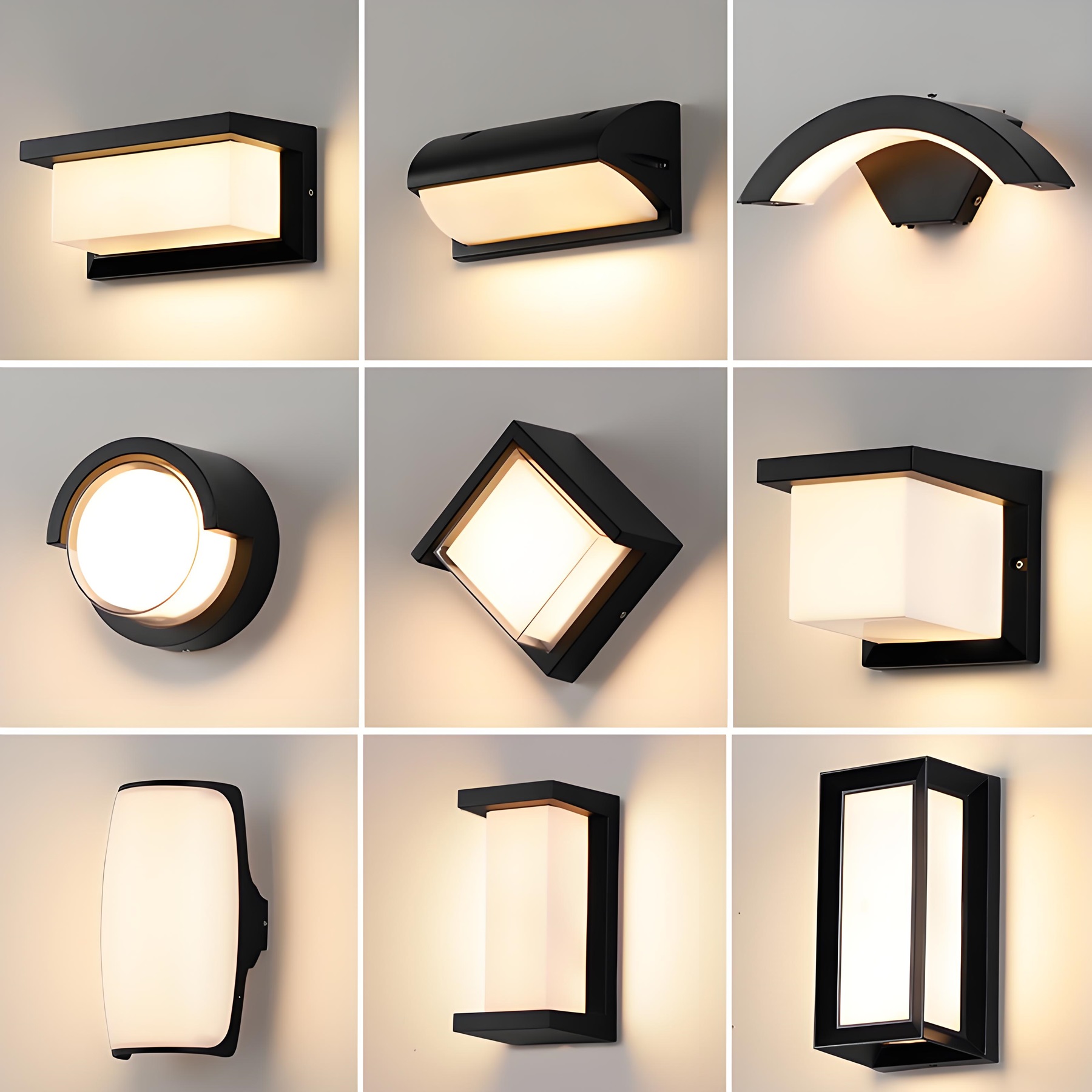 Simple fashion outdoor wall lamp