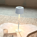 New white minimalist indoor desk lamp