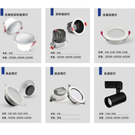Surface mounted embedded down light