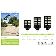 High power solar powered outdoor lighting integrated street lamp