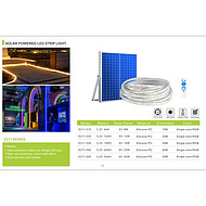 Solar LED strip outdoor waterproof courtyard villa