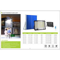 Solar floodlight with curved surface, wide-angle, ultra bright, outdoor waterproof