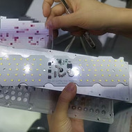 Aluminum substrate lamp bead board module light source