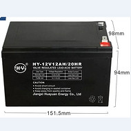 Battery car electronic equipment black style storage battery