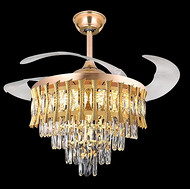 High-end copper delicate lovely fan lamp