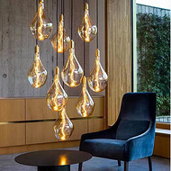 Post-modern light luxury eggplant Pendant Lamp