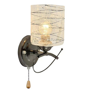 Nordic minimalist wall light with pull wire switch