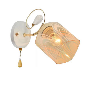 Light luxury wall light with pull switch