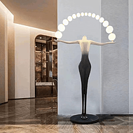 Hope Goddess Creative Multi Ball Floor Lamp