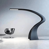 Nordic style creative curved floor lamp