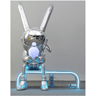 Advanced mechanical rabbit living room floor lamp