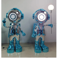 Special luminous robot floor lamp